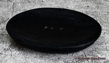 Hexenshop Dark Phönix Ovale Seifenschale aus schwarzem Marmor